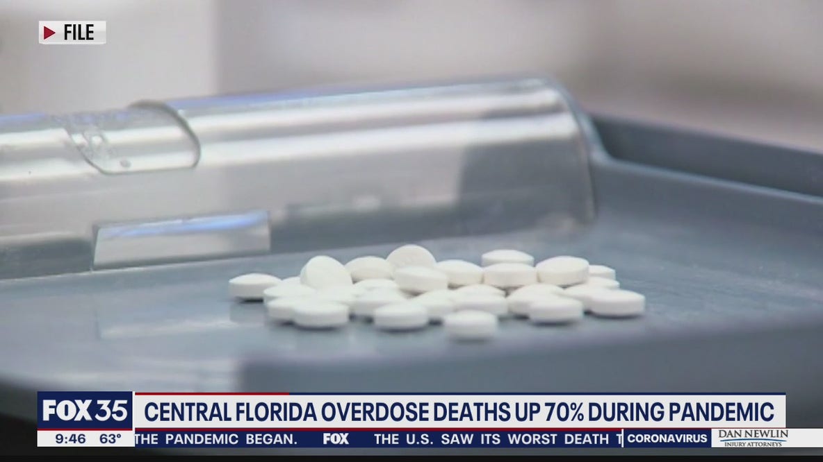 Central Florida overdose deaths up 70-percent during pandemic